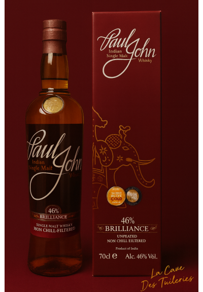 Whisky Paul John Brilliance sous étui 46% 70CL