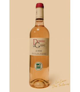 IGP HAUTS DE BADENS Rosé (Merlot, Grenache, Caledoc) Château la Grave 75cl