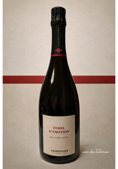 Champagne CHARPENTIER Terre d’Émotion Brut Nature zéro dosage (Sans soufre ajouté) 75cl