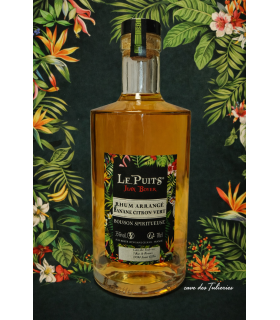 RHUM Arrangé BANANE CITRON VERT VRAC + CARAFE BELLEVILLE 35% 70CL