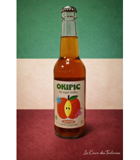 OKIPIC (35) SODAS BIO Pomme, Caramel, Gingembre 33cl