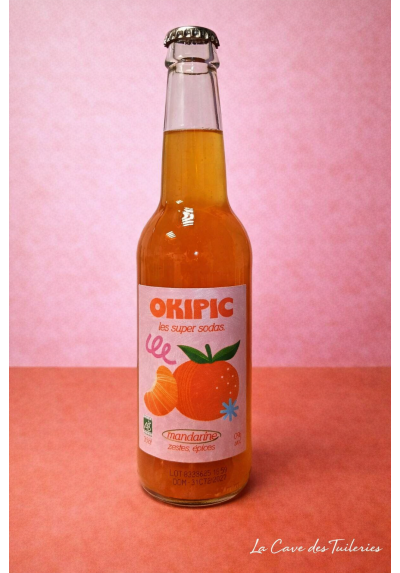 OKIPIC (35) SODAS BIO Mandarine, Agrumes, Epices 33cl