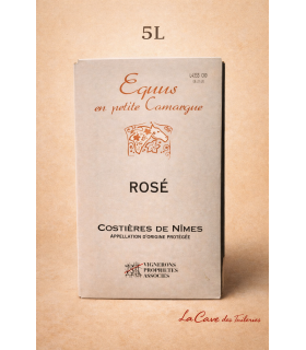 BIB 5L AOP Costières de Nimes Rosé Equus Vignerons Propriétés Associés
