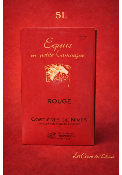 BIB 5L AOP Costières de Nimes Rouge Equus Vignerons Propriétés Associés