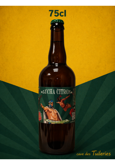 Brasserie et Distillerie de Dinan (22) Lucha Citron (blanche citron) 75cl