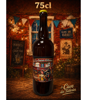 LA SAINT-GILLOISE Bière Blonde (LA DIVATTE X LA CAVE DES TUILERIES) 5% 75cl