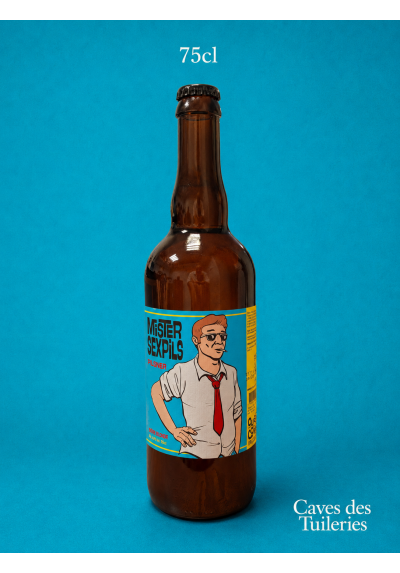 MISTER SEXAPILS BIERE BLONDE PILSNER  75CL