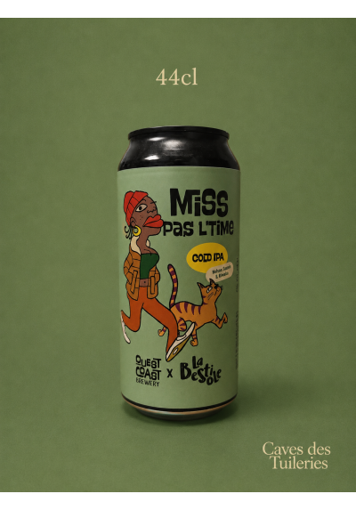 CANS 44cl Brasserie Ouest Coast Brewery (44) MISS HOLLY (GOSE Abricot,Yuzu) 4.5%