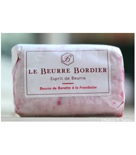 BEURRE BORDIER FRAMBOISES 125GR
