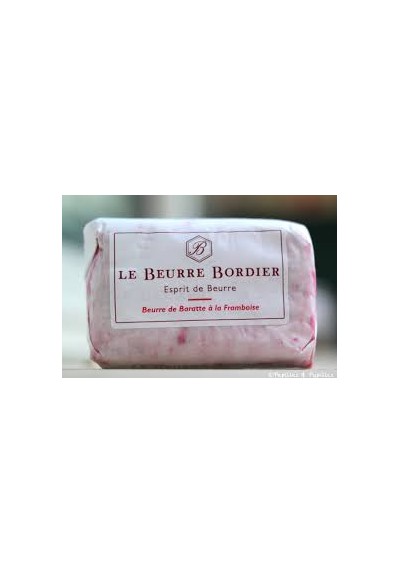 BEURRE BORDIER FRAMBOISES 125GR